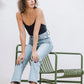 Back Open Basic Onepiece-Bikini nero - SWELLY ONLINE STORE