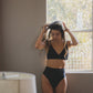 Highwaist Basic Bottom NERO - SWELLY ONLINE STORE