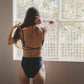 Highwaist Basic Bottom NERO - SWELLY ONLINE STORE