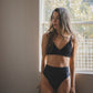 Highwaist Basic Bottom NERO - SWELLY ONLINE STORE
