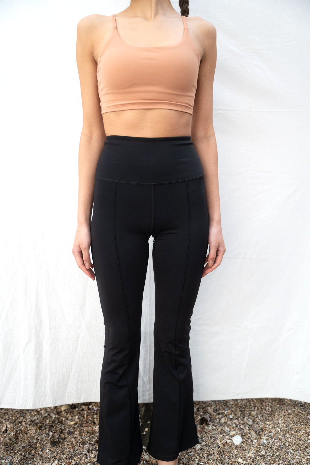 Straight Flare Bottom BLACK - SWELLY ONLINE STORE