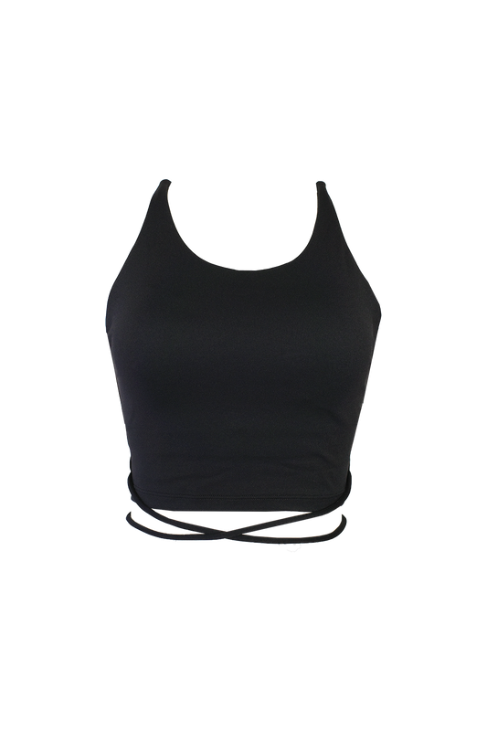 Waist Mark Top BLACK - SWELLY ONLINE STORE