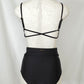 Sharing Back Cross Top NERO - SWELLY ONLINE STORE