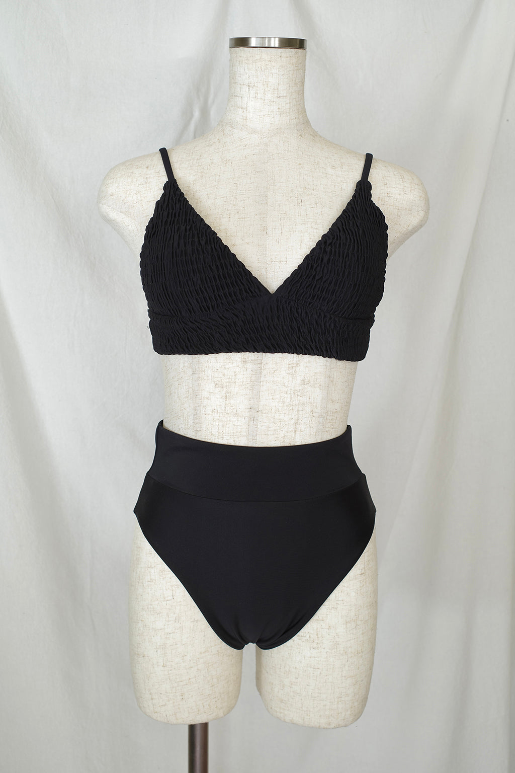 Highwaist Basic Bottom NERO - SWELLY ONLINE STORE