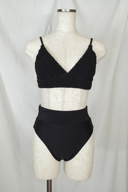 Highwaist Basic Bottom NERO - SWELLY ONLINE STORE