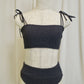 Sharing Bandeau Top nero×ampolla - Welina ONLINE STORE