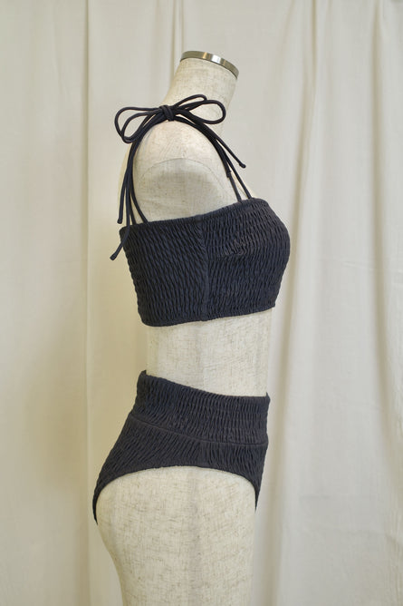 Sharing Bandeau Top nero×ampolla - Welina ONLINE STORE