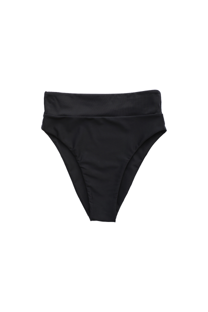 Highwaist Basic Bottom NERO - SWELLY ONLINE STORE