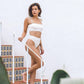 Sharing Bandeau Top avorio×pony - SWELLY ONLINE STORE